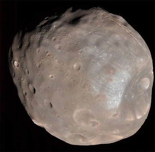 Фобос – таинственный спутник планеты Марс