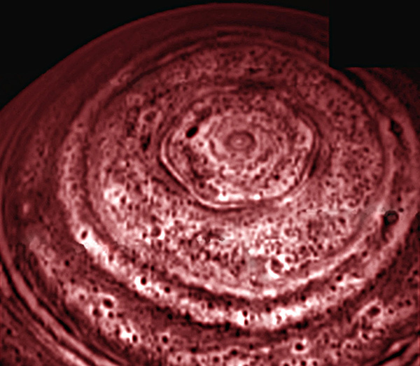 Полярный вихрь Сатурна