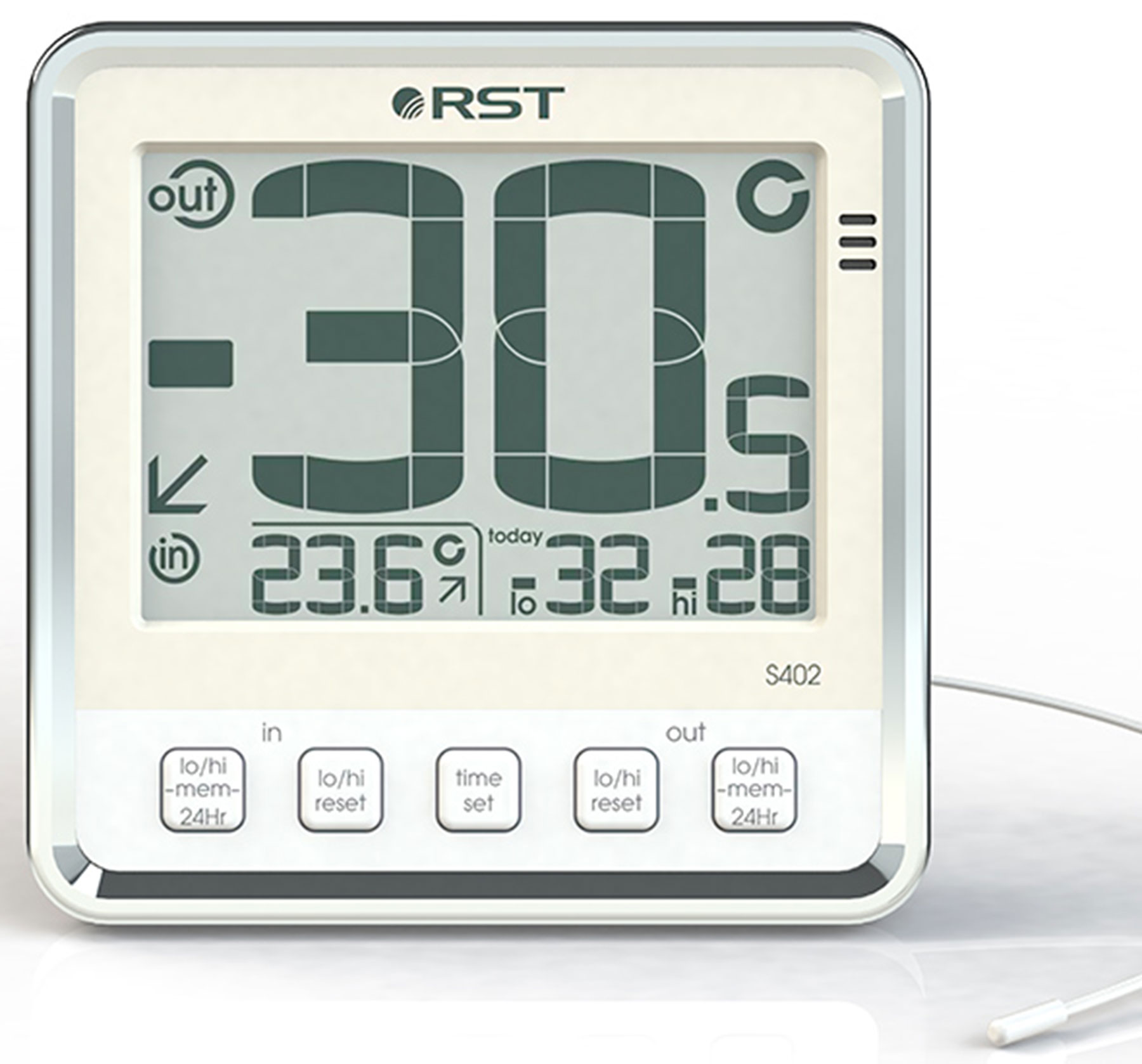 

Термометр цифровой RST 02402 (S402) с внешним датчиком