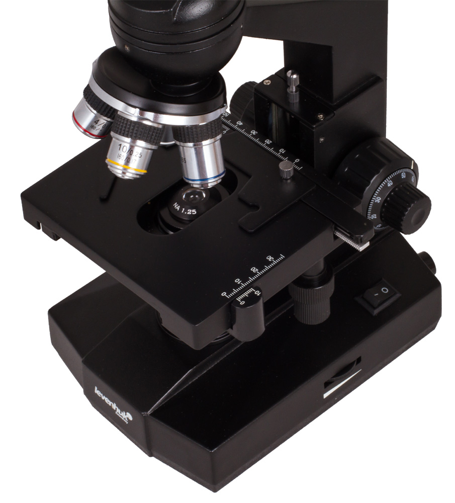 механическая часть микроскопа, механическая система микроскопа, микроскоп механическая и оптическая часть