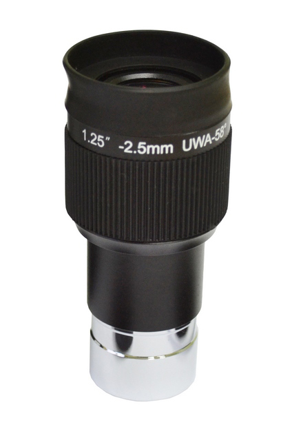 Окуляр Levenhuk (Левенгук) UWA 58° 2,5 мм, 1,25