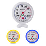 Термометр с гигрометром Kromatech круглый (d=80 мм), пластиковый (TH-108)