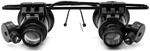 Лупа-очки Kromatech налобная бинокулярная 20x, с подсветкой (2 LED) MG9892A-II (выставочный образец)