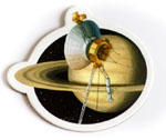 Веселый магнит Спутник Сатурна (взрослый)