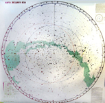 Карта ламинированная «Звездное небо» (2 листа, односторонняя ламинация)