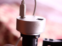 Цифровая камера Levenhuk T NG, установленная на телескоп Цифровая камера Levenhuk T NG, установленная на телескоп