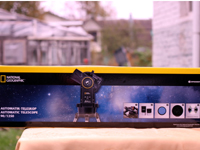 Красочная упаковка телескопа Bresser National Geographic 90/1250 GOTO Красочная упаковка телескопа Bresser National Geographic 90/1250 GOTO