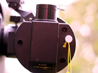 Винты юстировки главного зеркала на задней части трубы Винты юстировки главного зеркала на задней части трубы