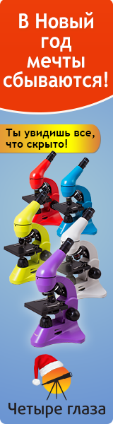 Микроскопы Levenhuk Rainbow – яркие подарки в магазине «Четыре глаза»!