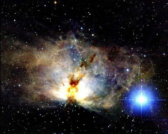 Альнитак – звезда в созвездии Ориона
