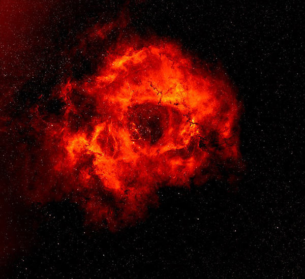 NGC 2244 – звездное скопление в туманности Розетка