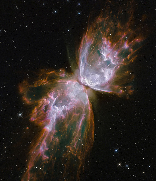 NGC 6302 – бабочка в космическом пространстве