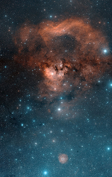 Загадочный космос: туманность NGC 7822