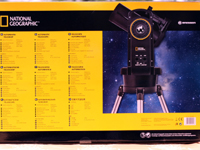 Красочная упаковка телескопа Bresser National Geographic 90/1250 GOTO
