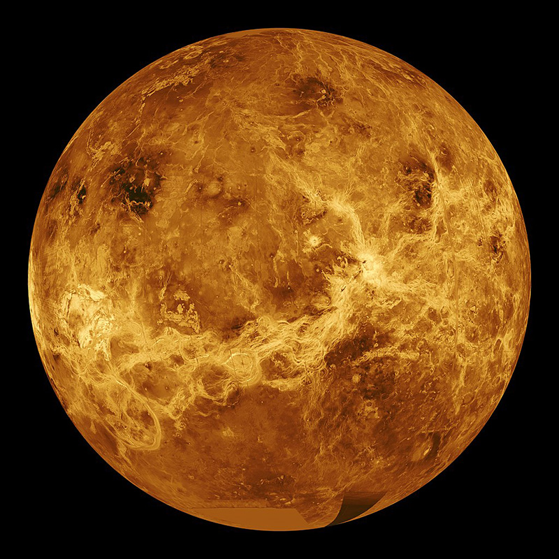 Рельеф поверхности Венеры и его особенности