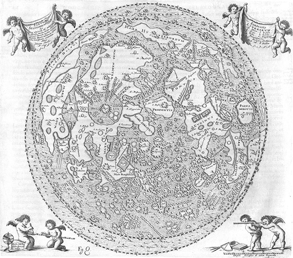 «Селенография» Яна Гевелия: описание Луны