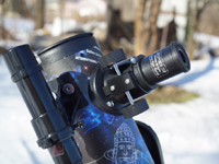 Оптический искатель и фокусировочный узел телескопа Sky-Watcher Dob 76/300 Heritage