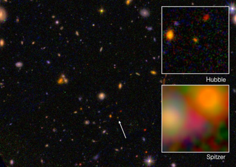 Ученые обнаружили самую далекую галактику