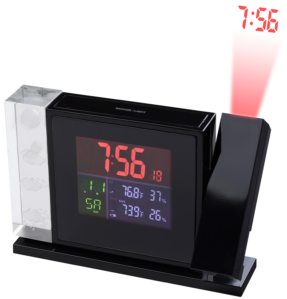 

Часы Bresser (Брессер) MyTime Crystal P с цветным дисплеем и проектором