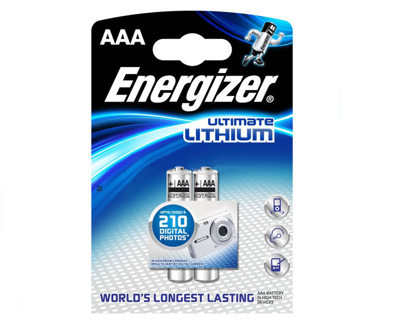 Элемент питания Energizer Ultimate AAA LR03/FR03 (2 шт.), литиевый от Четыре Глаза