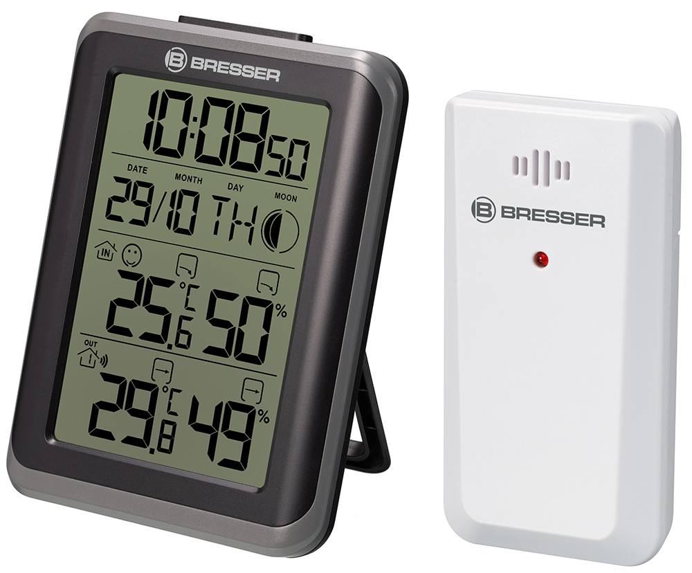 

Гигрометр с часами Bresser (Брессер) MyClimate, черный
