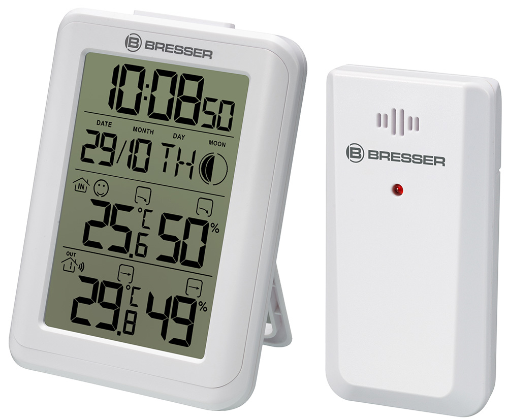

Гигрометр с часами Bresser (Брессер) MyClimate, белый