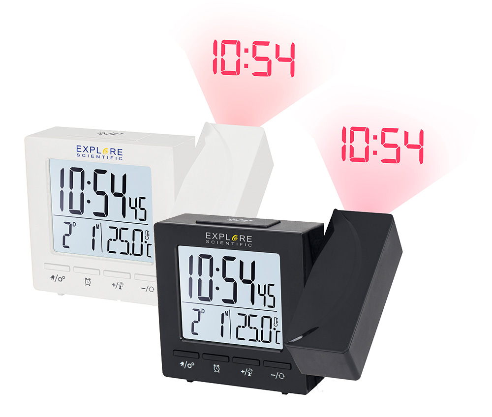 Часы цифровые Explore Scientific с проектором и термометром