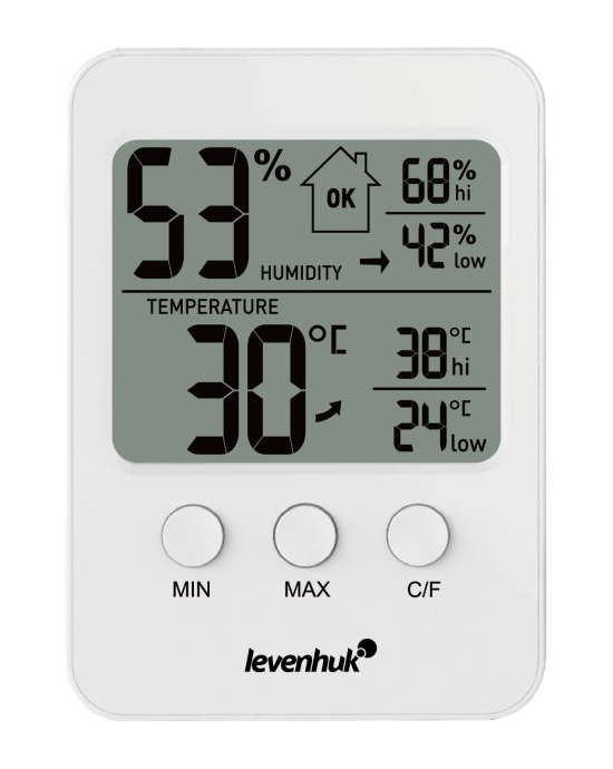 Термогигрометр Levenhuk Wezzer BASE L30, белый