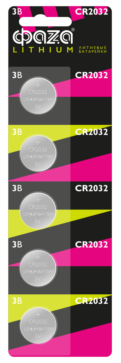 Элемент питания Фаza CR2032 (1 шт.), литиевый от Четыре Глаза