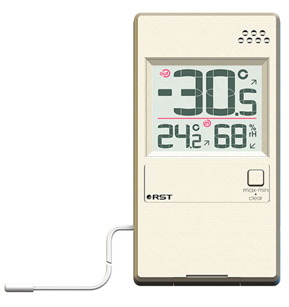 Термогигрометр цифровой RST 01596 с внешним датчиком, оконный