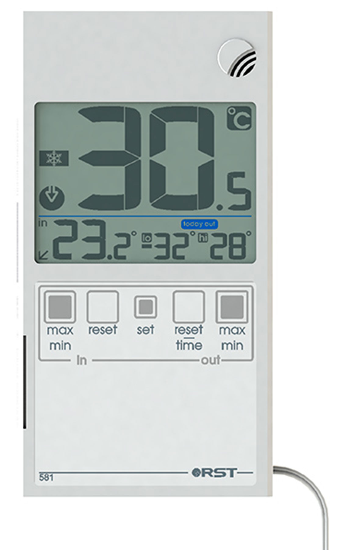 Термометр цифровой RST 01581, оконный, ультратонкий 79946 - фото 1