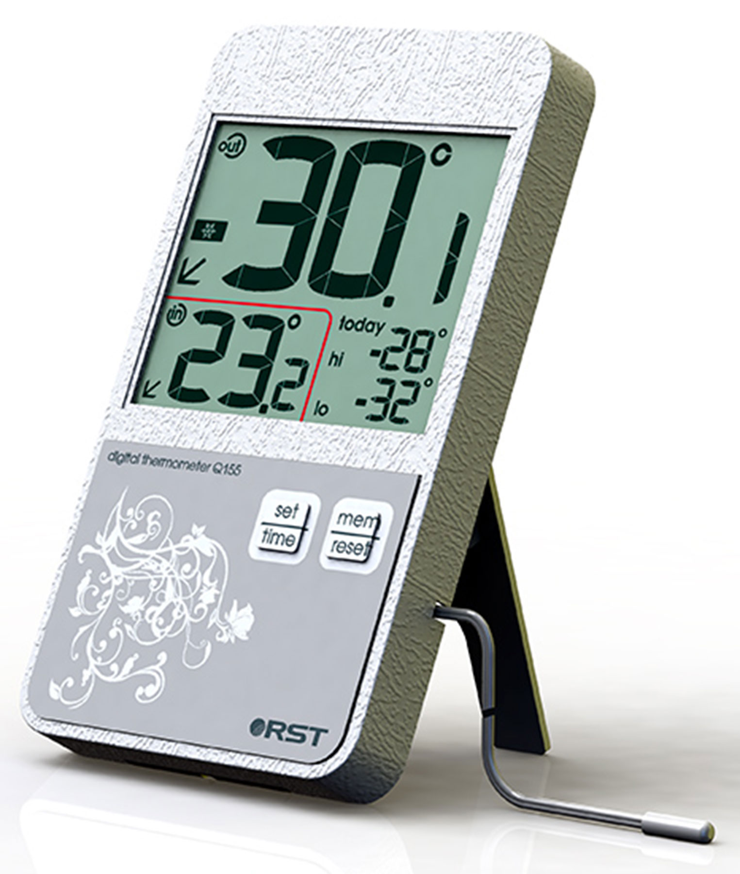 Картинка для Термометр цифровой RST 02155 с внешним датчиком, оконный