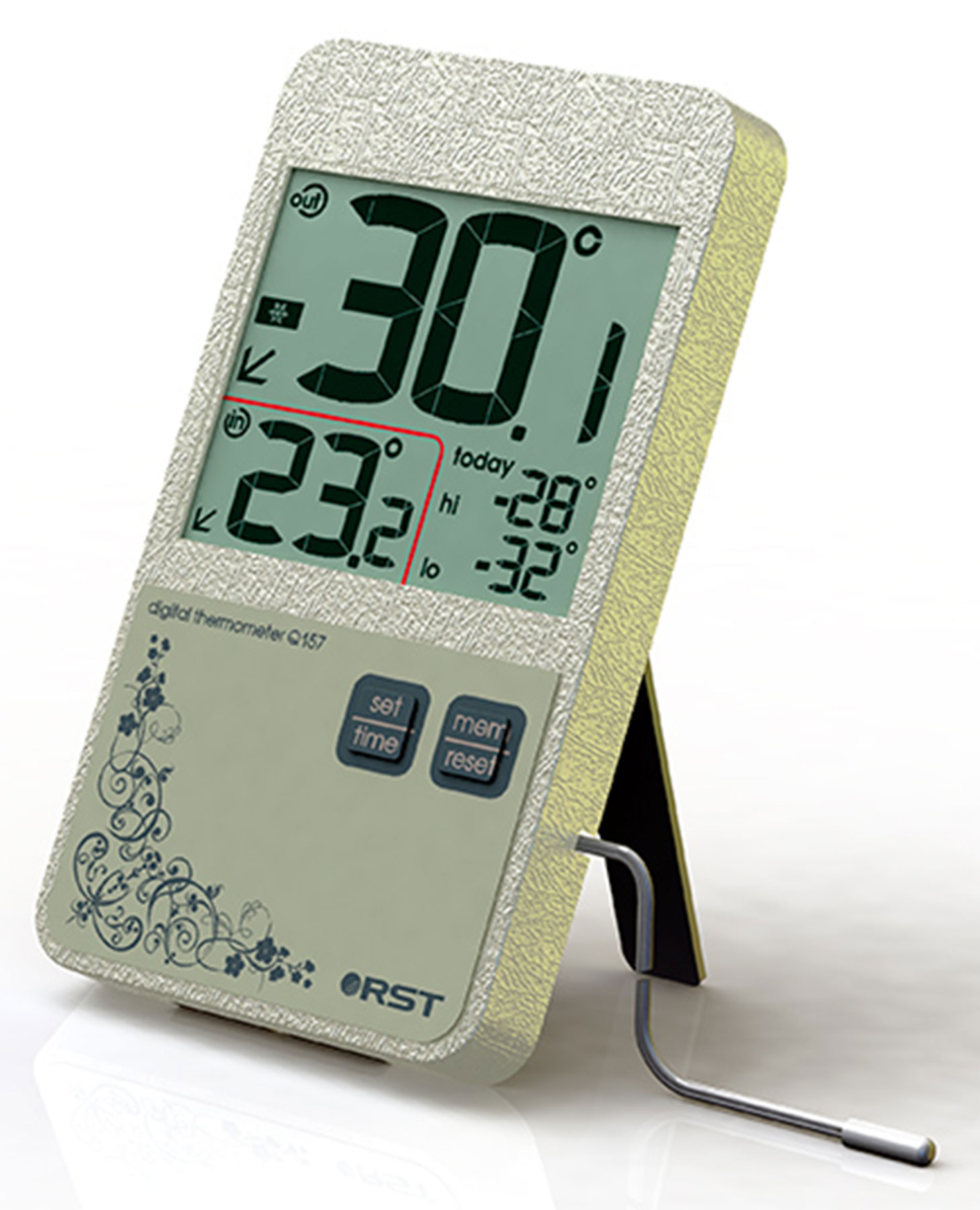 Картинка для Термометр цифровой RST 02157 с внешним датчиком, оконный