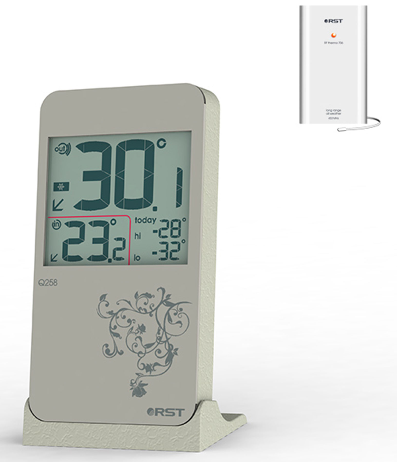 Термометр цифровой RST 02258 (Q258) с беспроводным датчиком