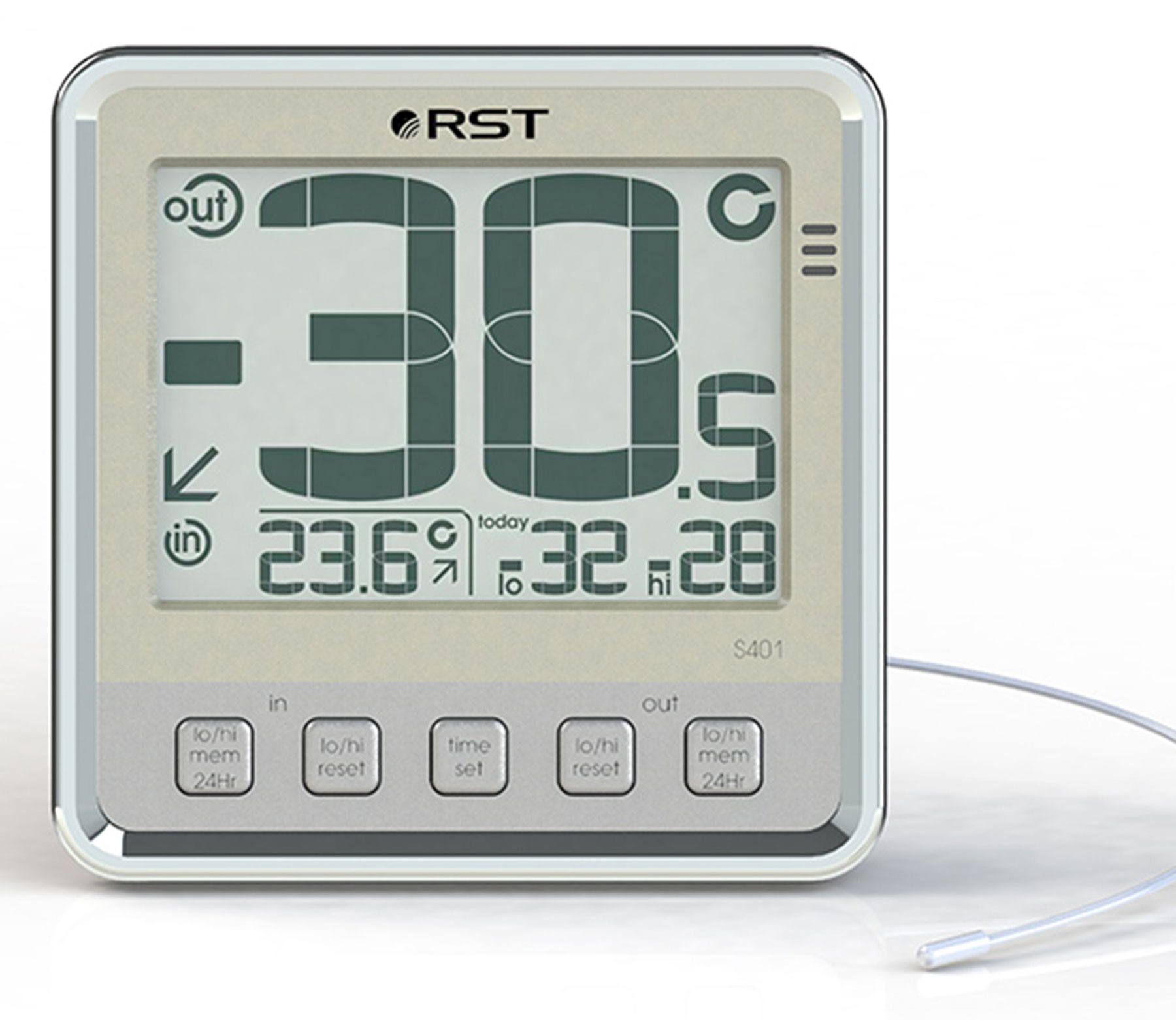 Термометр цифровой RST 02401 (S401) с внешним датчиком