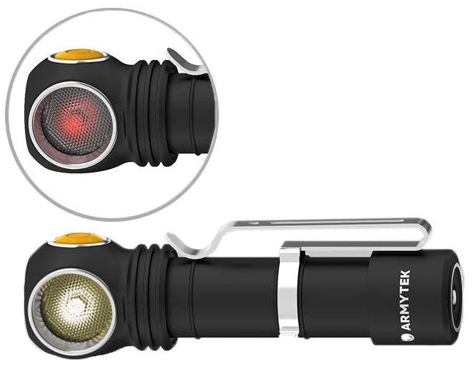 

Мультифонарь Armytek Wizard C2 WR Magnet USB, теплый и красный свет