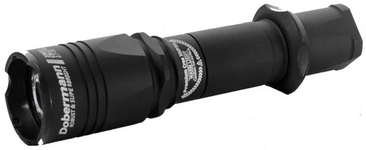 

Фонарь тактический Armytek Dobermann, зеленый свет