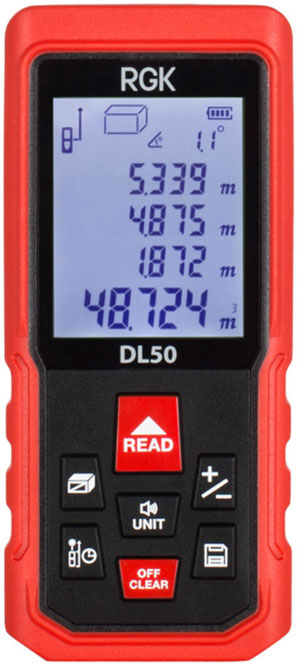 

Лазерный дальномер RGK DL50