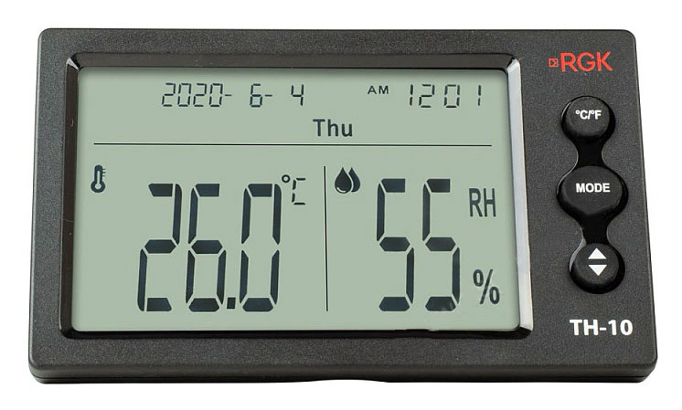 Термогигрометр RGK TH-10, с поверкой