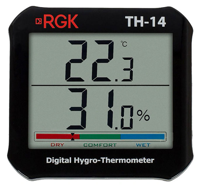 Термогигрометр RGK TH-14, с поверкой