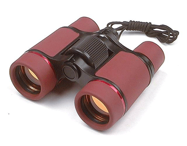 Бинокль БН 4x30 Veber-OPERA (красный) - фото 1