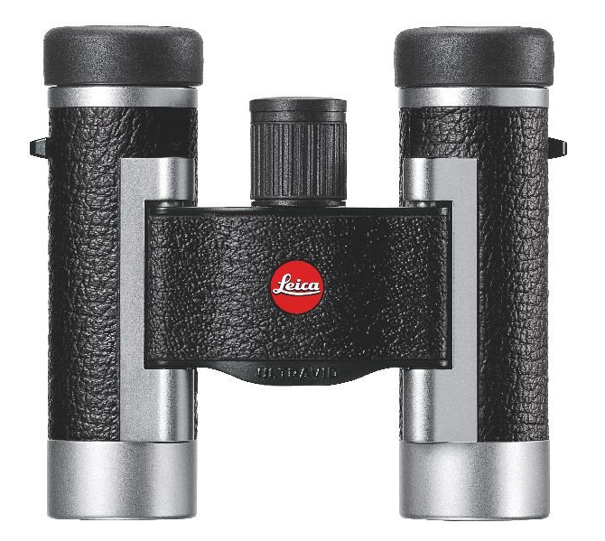Бинокль Leica SilverLine 8x20, кожа, серебристый корпус