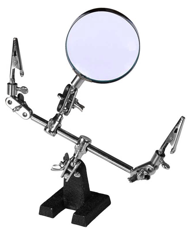 

Лупа Kromatech настольная 4x, 60 мм, на поворотном шарнире с держателями BX 806