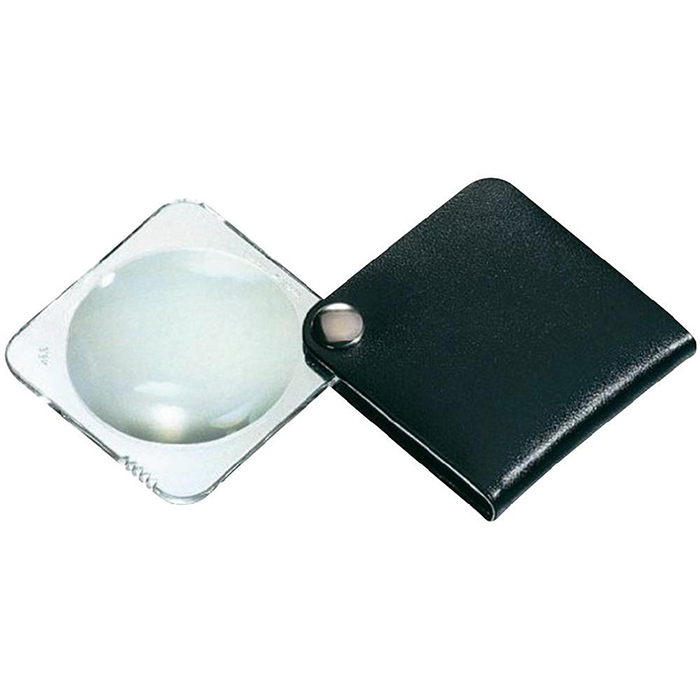 

Лупа складная двояковыпуклая Eschenbach Classic 3,5x, 60 мм, черный чехол (квадратный)