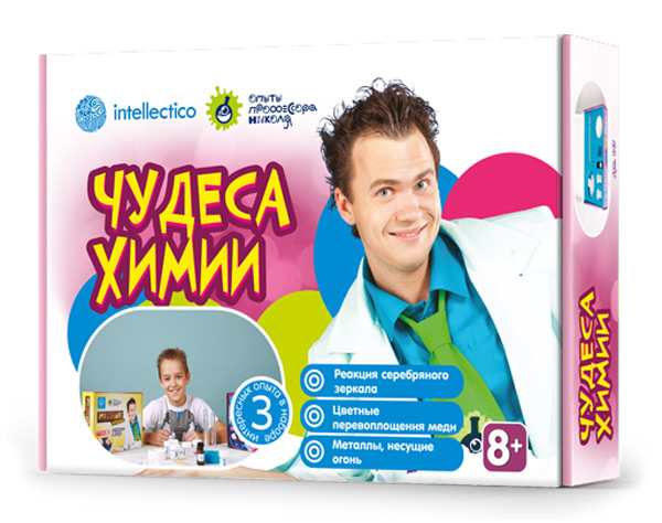 

Набор для опытов Intellectico 847 «Чудеса химии»
