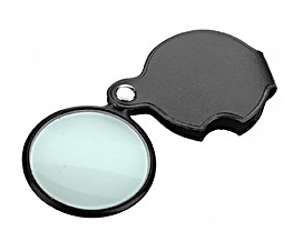 

Лупа Kromatech карманная 3x, 40 мм, складная, в мягком чехле (84034-40)