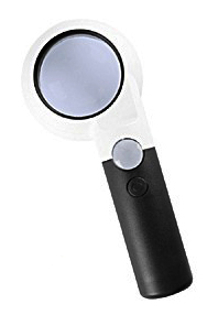 

Лупа Kromatech ручная круглая 7/20х, 55/21 мм, с подсветкой (9 LED) CH55-8L