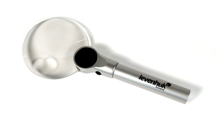 

Лупа Levenhuk (Левенгук) Zeno 400, 2/4x, 88/21 мм, 2 LED, металл