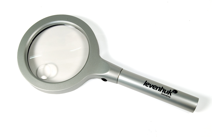 

Лупа Levenhuk (Левенгук) Zeno 600, 2,5x/5x, 90/21 мм, 12 LED, металл
