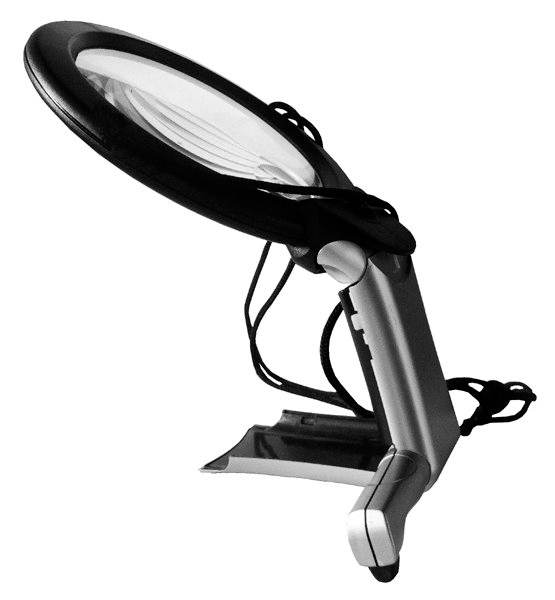 

Лупа Kromatech нашейная 2/6x, 110/22 мм, с подставкой и подсветкой (2 LED) MG11B-1